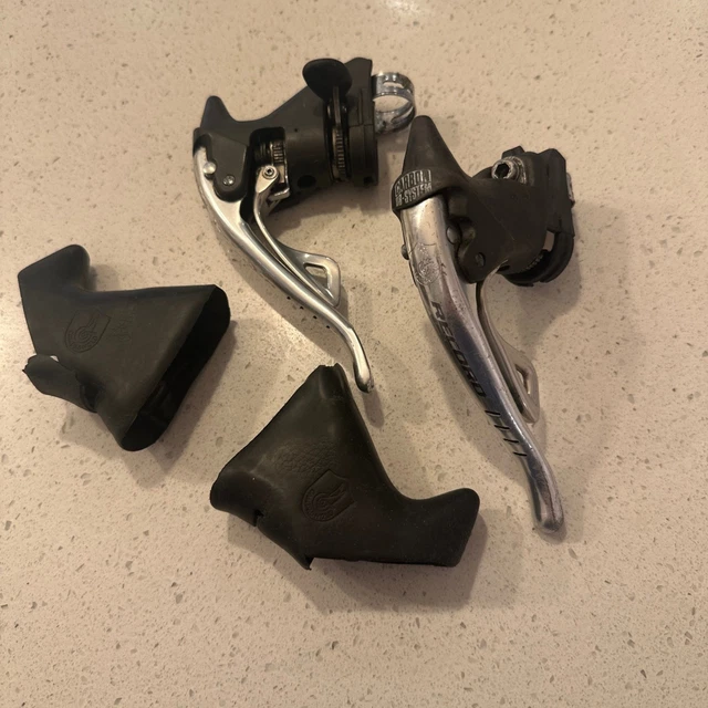 Leva Freno Cambio Campagnolo Record Carbon Ergopower 8v – Usata Da Revisionare