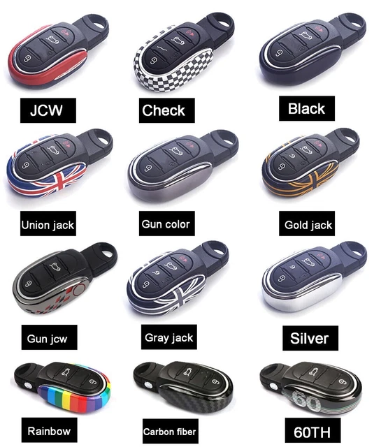 For MINI Cooper Accessories JCW F54 F55 F56 F57 F60 Countryman Clubman Car Key Case Holder Cover - View #9