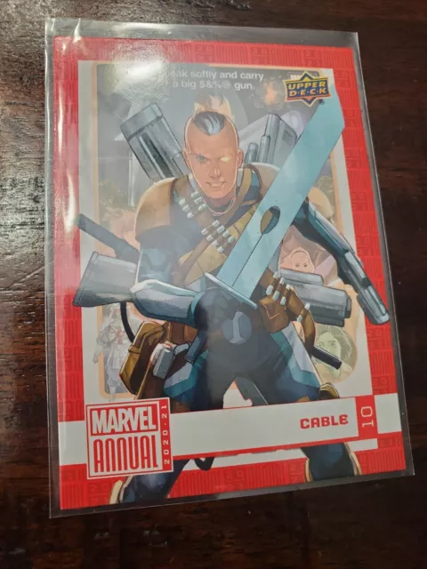 CABLE / Marvel Annual 2020-21 (UD 2022) BASE Trading Card #10