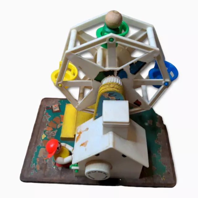Vintage Fisher Price Little People Music Box Ferris Wheel #969 WORKING VIDEO