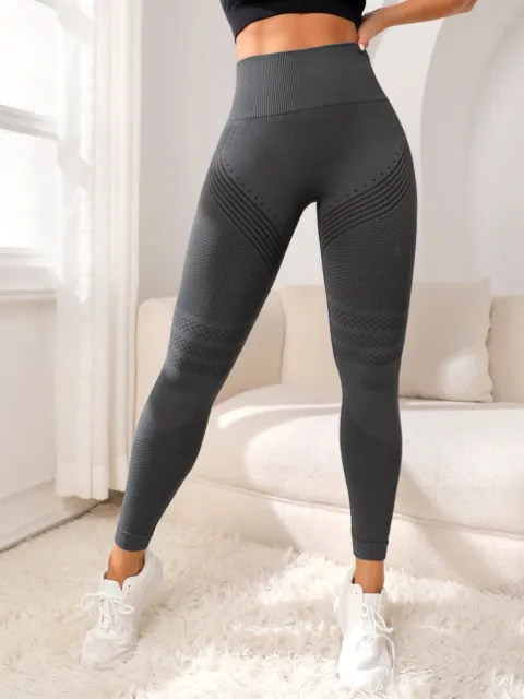 Women Tummy Control Fitness Leggings Bum Butt Lift Seamless Running Yoga  Pants