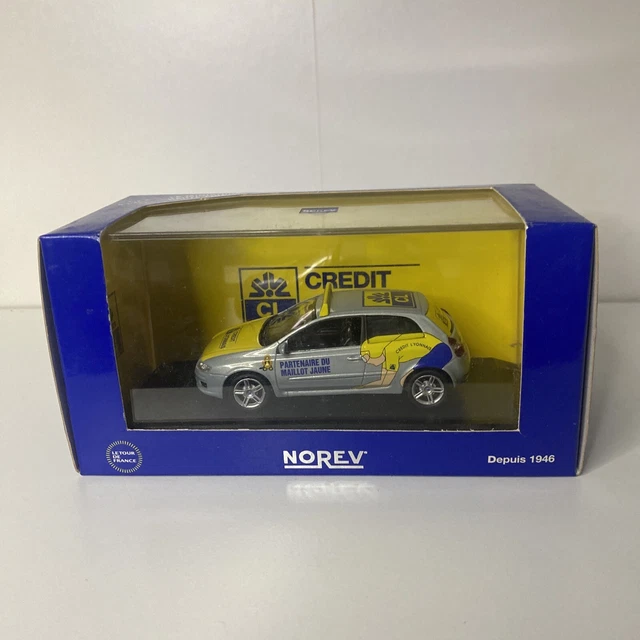 Modèle Réduit Norev Lancia Thema Tour De France 1/43 - Direction - Occasion - Fabriqué En France