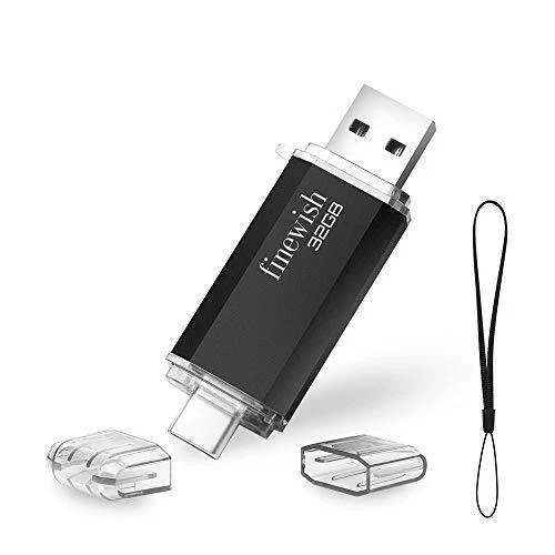 CLé USB 32 Go 2 en 1 Type C Pen Drive 32 GB Portable Clef USB 32go USB C 2.0 ...