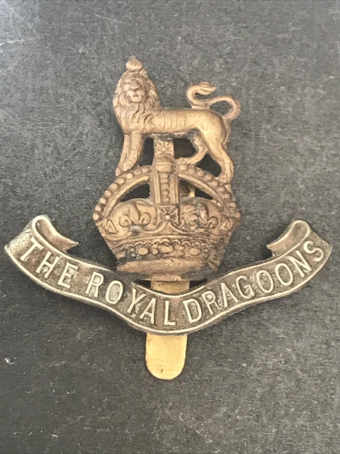 ROYAL DRAGOONS ORIGINAL British Army Cap Badge WW2 Tank Corps £18.00 ...