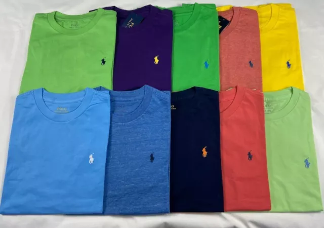 Polo by Ralph Lauren einfaches T-Shirt kurzärmelig Rundhalsausschnitt Kinder im Alter von 2 bis 20 Jahren