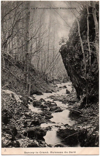 CPA 25 - SANCEY LE GRAND (Doubs) - 14. Ruisseau du Dard - Dos simple