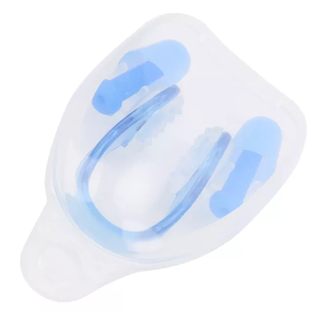 Soft Silicone PC Swimming Ear Plugs Nose Clip Set For Waterproof Surfing Div UK