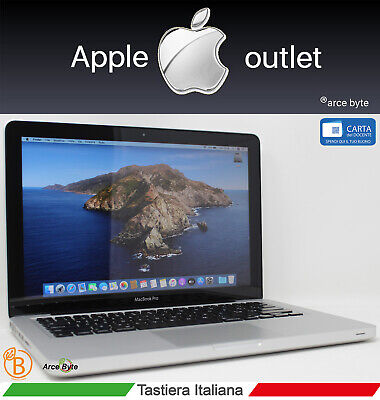 Apple Macbook Pro 13" 2012 Ssd 120Gb Tastiera Italiana Grado B Catalina 10.15