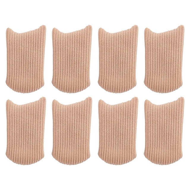 8pcs Correct Elastic Soft Cap Anti Friction Men Women Big Toe Protector Washable