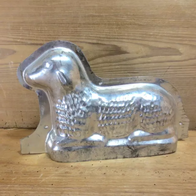 uralt Backform Osterlamm Schokolade Schaf um 1940 Osterbackform Lamm Kuchen