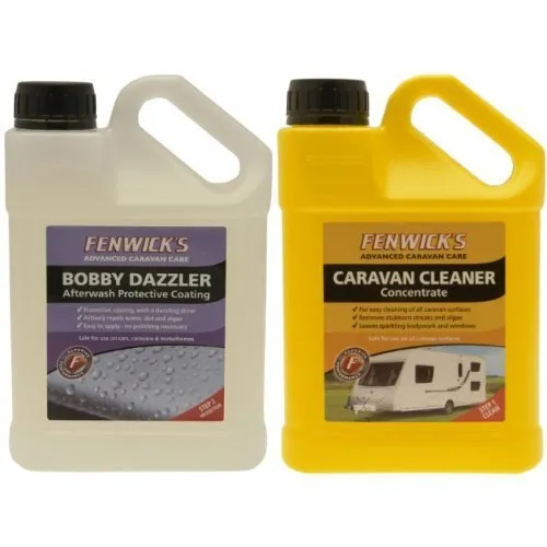 Paquete de limpiador de caravanas y caravanas Fenwicks Bobby Dazzler - 1 l (Paquete de 2)