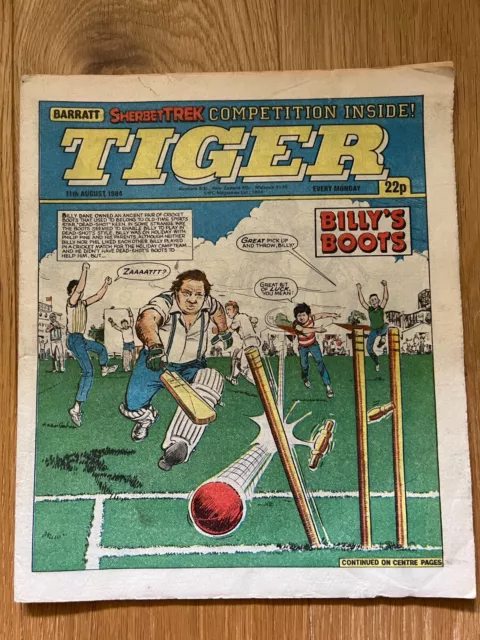 SIX Assorted Tiger comics August - December 1984