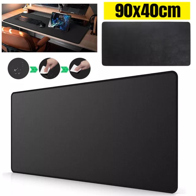 Extra Large Size Gaming Mouse Pad Desk Mat Anti-slip Rubber Speed Mousepad Black