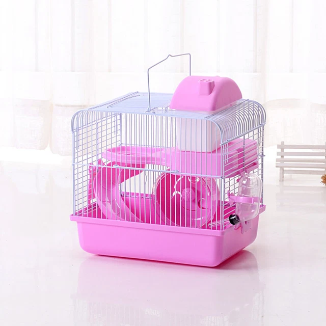 Villa Cage Small Pets Plastic Hamster Cage No Bars Small Animals 3