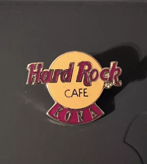 Hard Rock Cafe Live Pin Kona Classic City Logo Hat/Lapel HRC