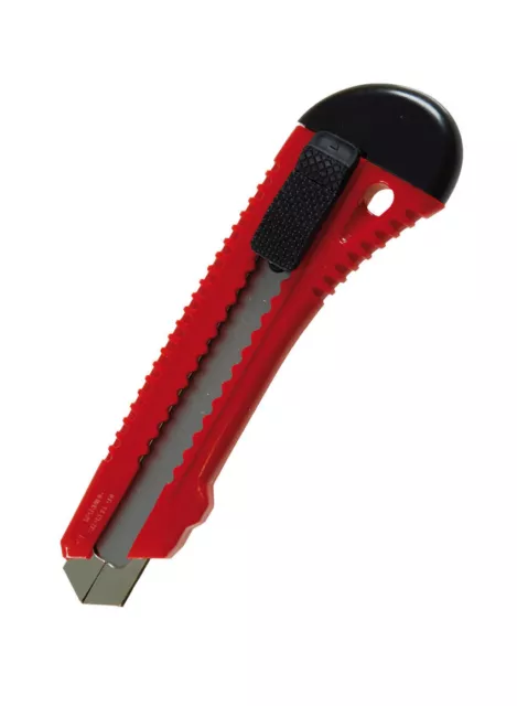 Messer mit Metallführung 18 mm Cutter Cuttermesser Teppichmesser Klinge