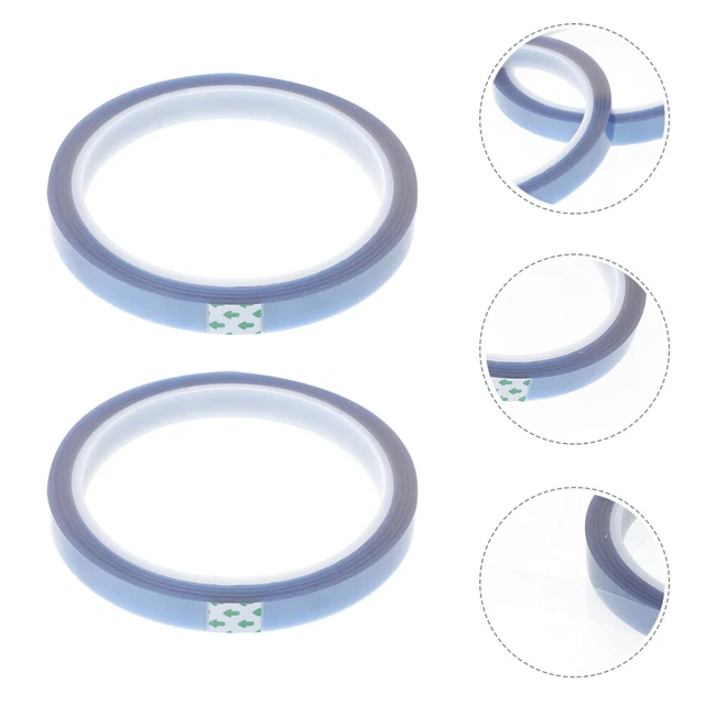 4 Rolls High Temperature Resistant Tape Polyester Film Sublime Sublimation