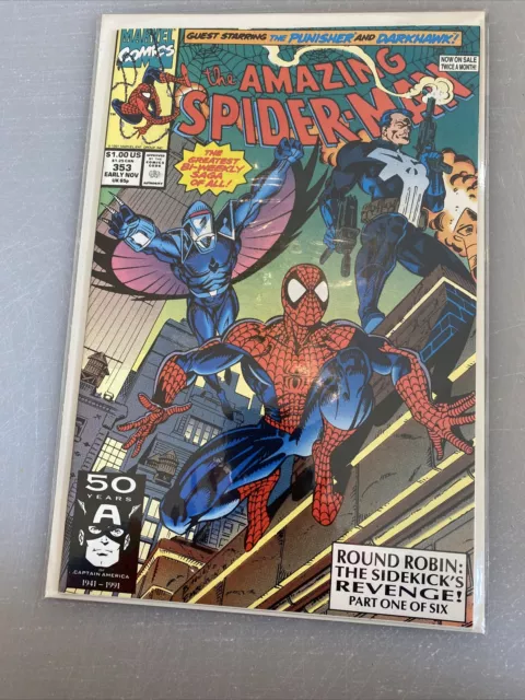 The Amazing Spider-Man When Midnight Strikes! Comic Book/Nov 1991 Vol 1 No 353