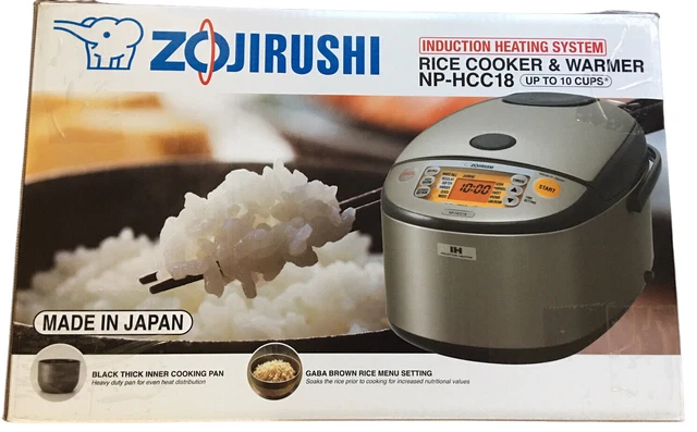 Zojirushi NP-HCC18XH Induction Heating Rice Cooker &Warmer-Made In Japan-10 Cup Zojirushi NP-HCC18XH Induction Heating Rice Cooker &Warmer-Made In Japan-10 Cup