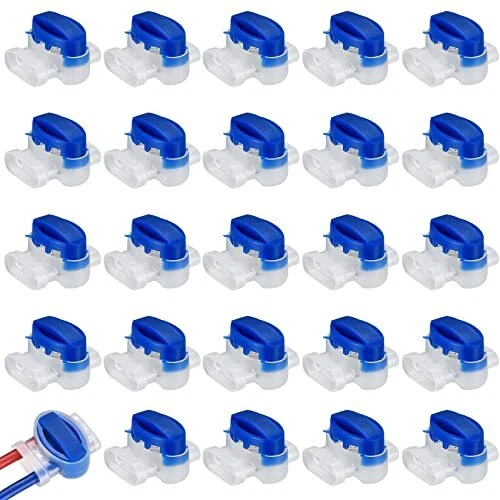 25 Pièces Connecteurs de Câbles pour Robot Tondeuse Connecteurs de Câble Remp...