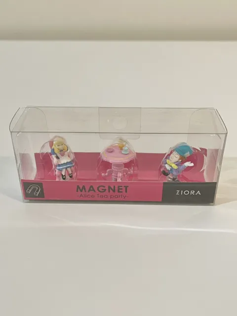NEW Alice In Wonderland Tea Party magnet stationery Japan Mad Hatter Ziora decor