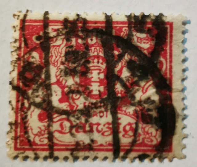 Freie Stadt DANZIG Freimarken  Mi.-Nr. 152  Wz.3y - 5000 Mark gestempelt