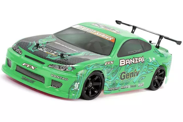 FTX 5529G Banzai 1/10 RC Electric Brushed 4wd RTR Street Drift Car (Green)