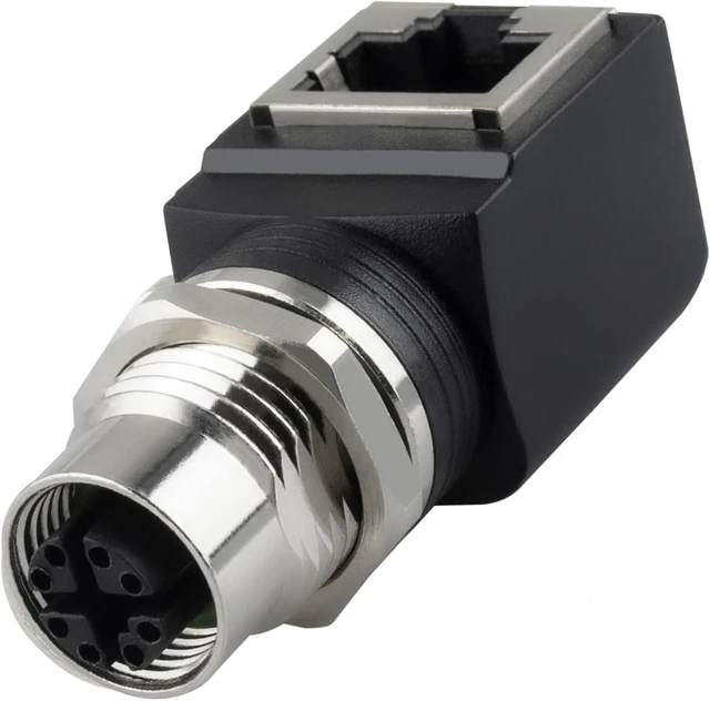 COVVY RJ45 Coupler, Female To 8 Pin Screw Term In Line Coupler Cat7 Cat6 Cat5 Cat5e Ethernet Cable Extender Adapter(Black - Foto 9