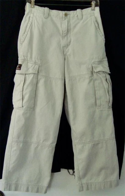 ABERCROMBIE Heavy Weight "VINTAGE FATIGUES" Cargo Pants Youth Size 12