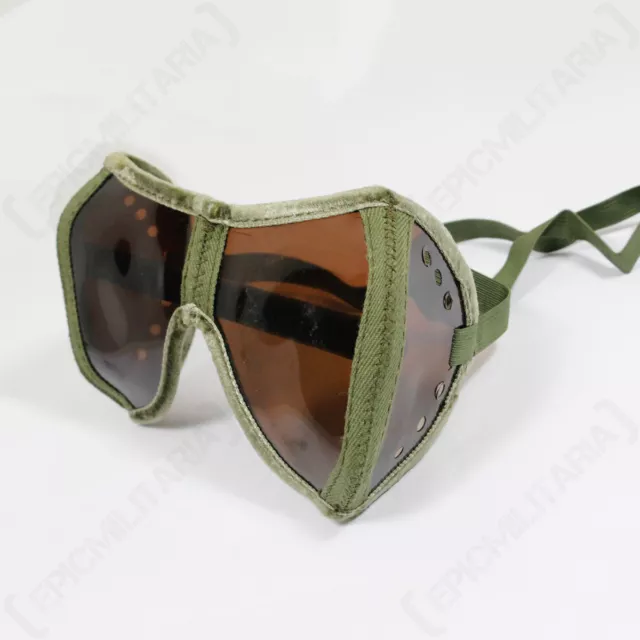 Tanque gafas y Estuche -ENVIO WW2 Super?vit PANZER con seguridad VASOS Ej?rcito