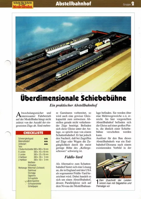 Überdimensionale Schiebebühne / Bauanleitung