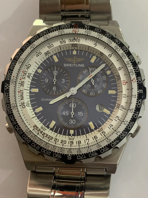 Breitling Jupiter Pilot Navimeter - Ref 80975 -case 42mm - Cal 59 - Blu Dial.
