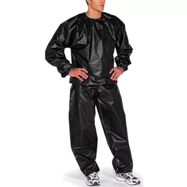 S-4XL Exercise Gym Suit Heavy Duty Calorie Burner Sweat Suit  Sauna Fitness Gym