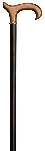 Bastón Esprit Derby Negro Color Negro Material Haya Longitud 80cm Hasta 112cm