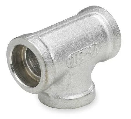 Zoro Select 4307005116 1-1/4" Socket Weld Ss Tee