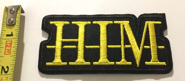 Him Patch Rock Band Metal Jacket Sew on 90s BAM Music Memorabilia Gift