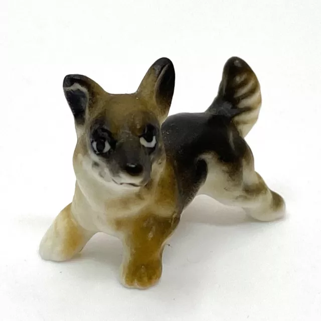 Vtg German Shepherd Dog GSD Miniature Figurine