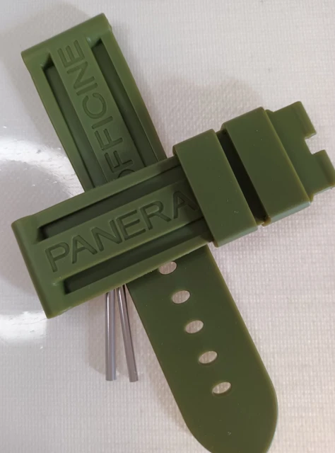 Bracelet Montre Caoutchouc Tempomat 24mm Camouflage Digital - Compatible Panerai Luminor - Neuf