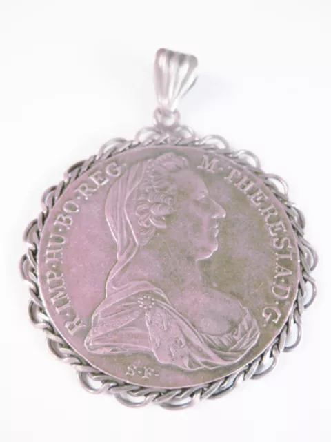 Anhänger Echtsilber Maria Theresia