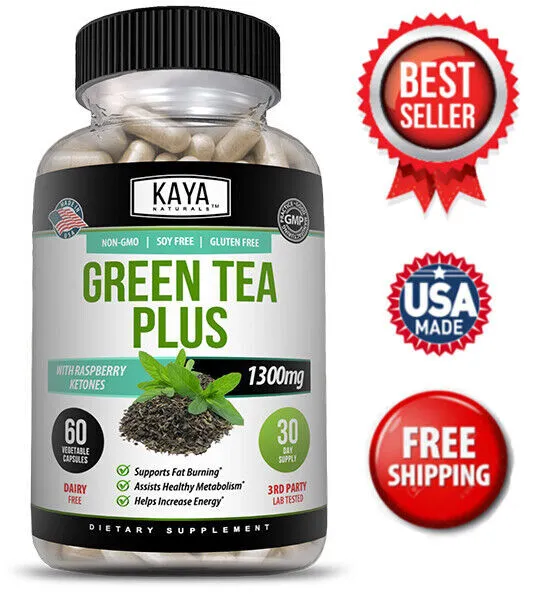 Metabolism Booster 🍃 Green Tea Fat Burner - Natural Pure Weight Loss Organic
