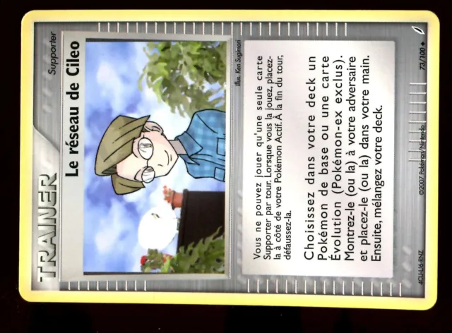 Pokemon Gardiens Cristal Unco N°  73/100 Le Reseau De Cileo