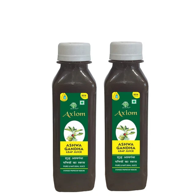 2X AXIOM AYURVEDA Ashwagandha Leaf Juice 160ml Each + Free Shipping 46.50 PicClick AU