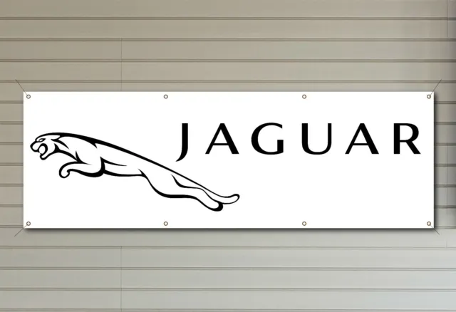 Jaguar Car logo S-type XK, X-type PVC Workshop Garage banner waterproof SIGN 001