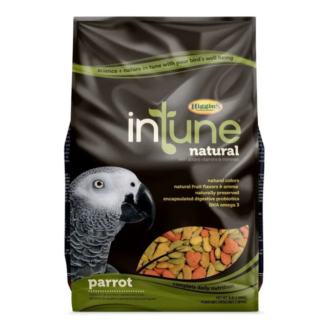 Higgins Intune Natural Food Mix for Parrots