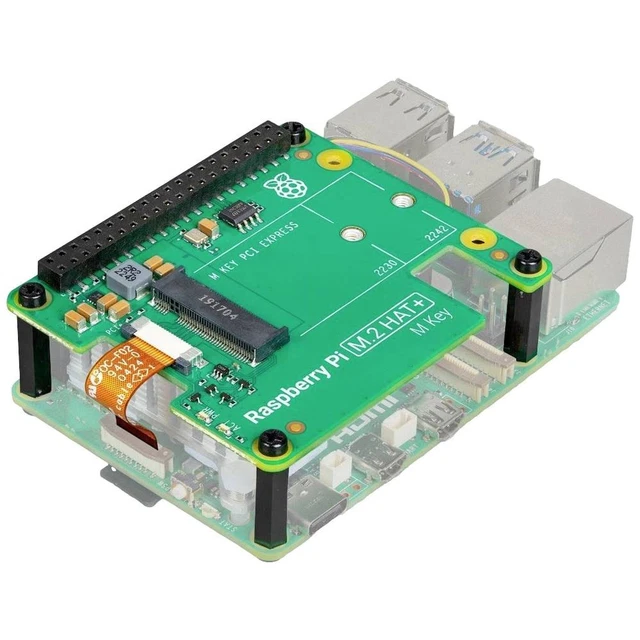 RASPBERRY PI® M.2 HAT+ Platine d'extension Raspberry Pi® convient pour ...