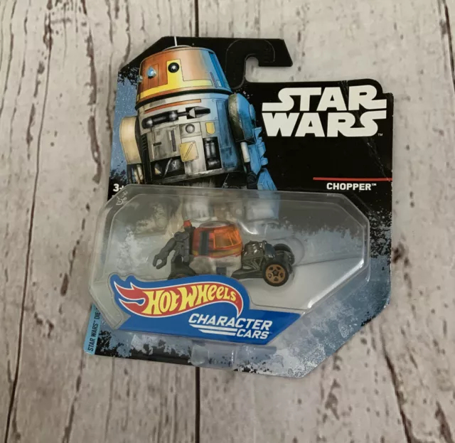 2016 Disney Hot Wheels Star Wars Character Cars Chopper New