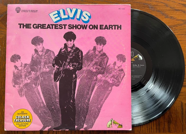Elvis Presley Greatest Show on Earth  33RPM 12" Vintage Vinyl LP 1978 Excellent