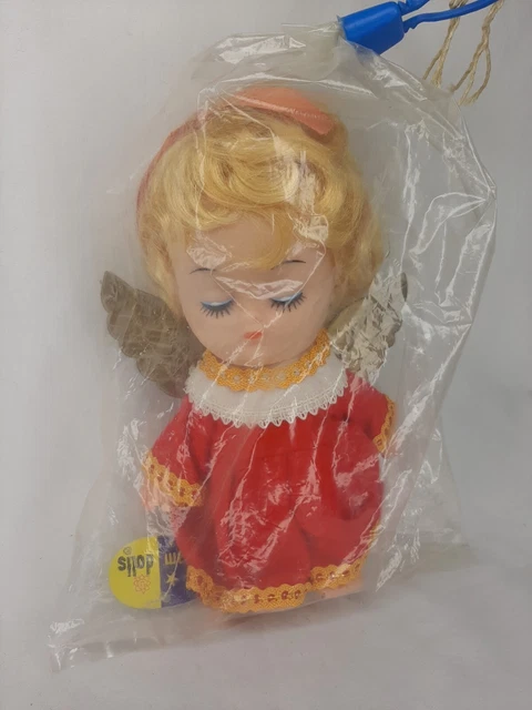 Vintage R Dakin Dream Doll  Christmas Angel Blonde Angelica NOS #449