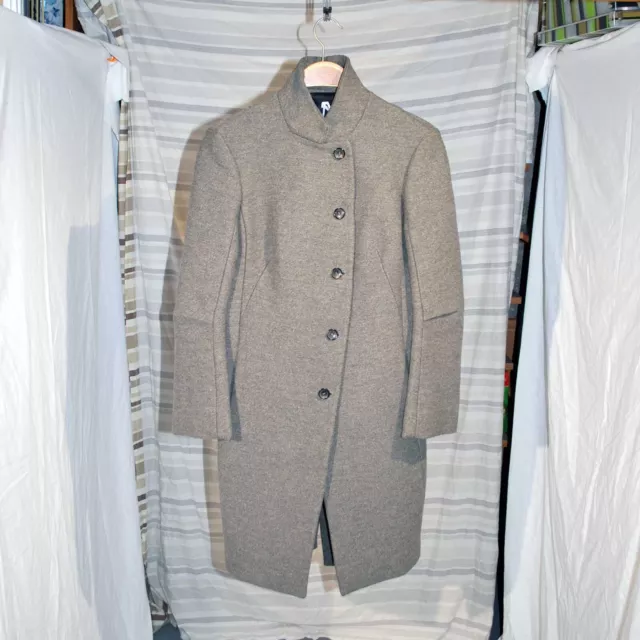 Masnada manteau gris coton laine 38 made in Italy Rare !