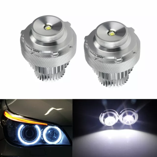 1 PAIA LAMPADE Proiettori Marcatore LED BMW Angel Eyes 5-Serie E60 E61 520d  2007-2010 EUR 26,89 - PicClick IT